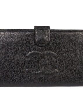 Chanel Black Calfskin Wallet NQ07313